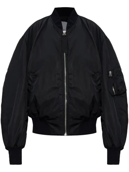 Veste bomber à manches bouffantes - The Attico - Modalova