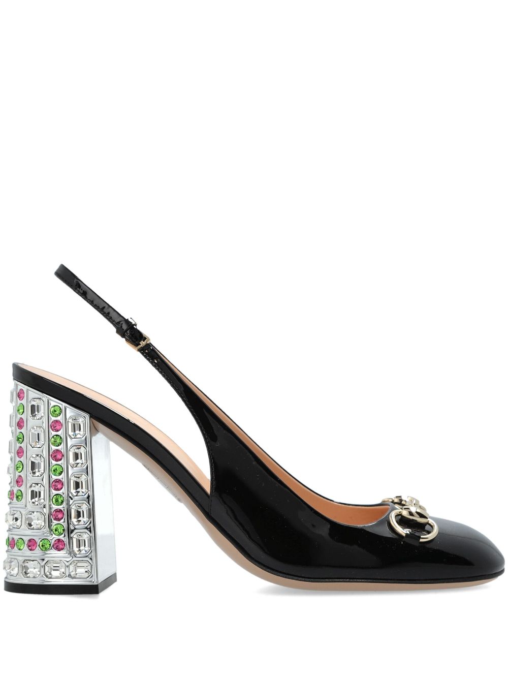 Gucci 95 mm Horsebit pumps Zwart