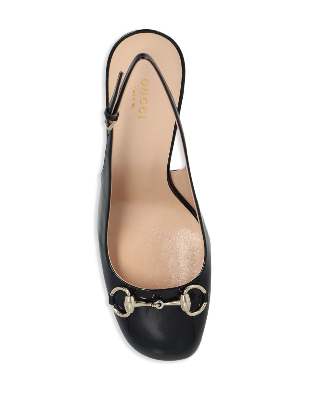 Gucci 95 mm Horsebit pumps Zwart