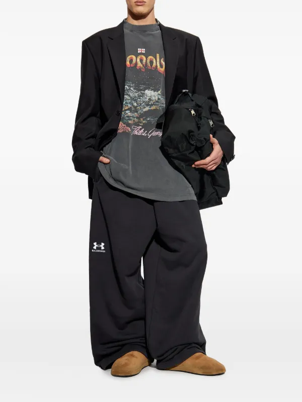 【BALENCIAGA】メンズ Tbilisi Tシャツ オーバーサイズ Balenciaga Tbilisi Tシャツ | ブラック | FARFETCH JP