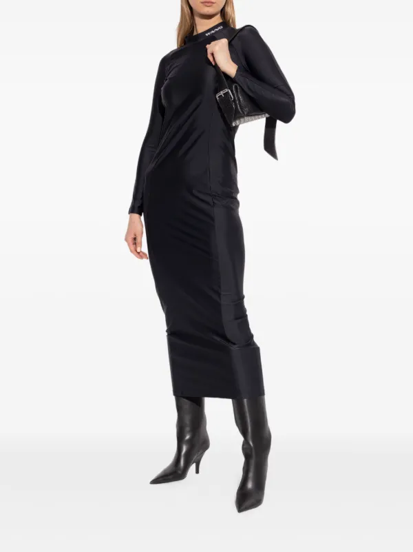 Alexander Wang logo-print Midi Dress Black FARFETCH ZA