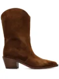 Gianvito Rossi suede Western boots - Brown