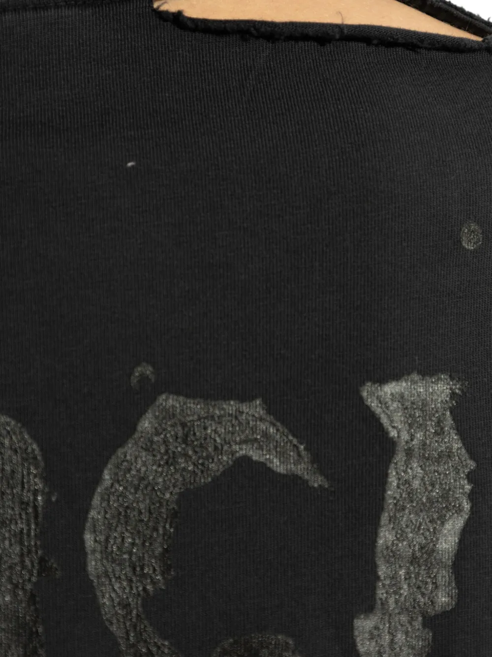 Balenciaga T-shirtjurk met logoprint Zwart