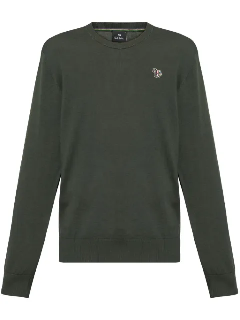 PS Paul Smith Zebra-motif sweater