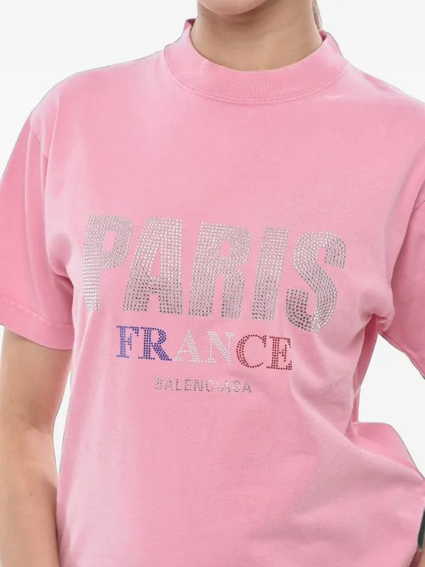 Balenciaga ロゴ Tシャツ | ピンク | FARFETCH JP