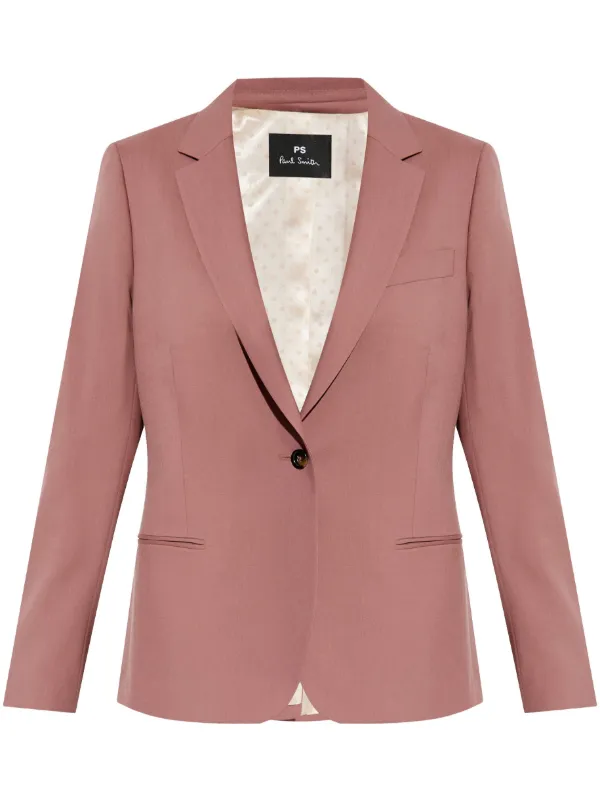 PS Paul Smith ウール ジャケット | ピンク | FARFETCH JP