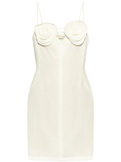 Blumarine rose-detail mini dress