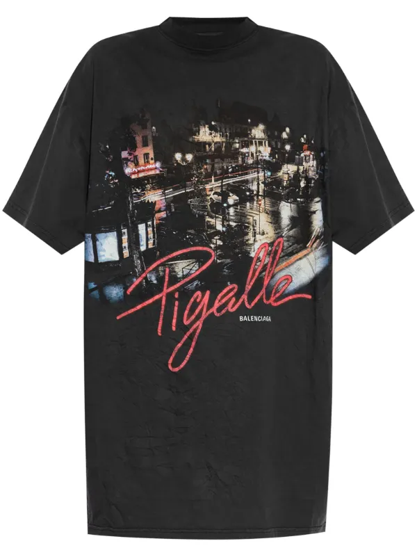 BALENCIAGA ブラックプリント　tシャツ BALENCIAGA ブラックプリントtシャツ