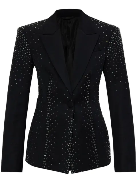 The Attico crystal-embellished blazer
