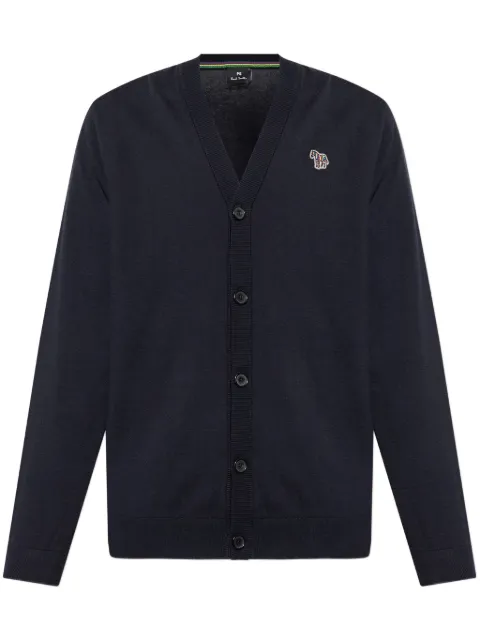 PS Paul Smith cárdigan con parche Zebra