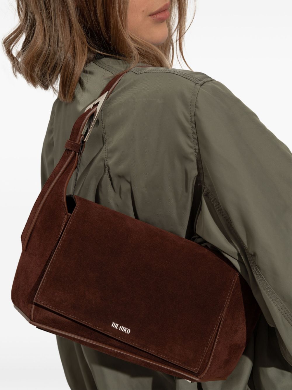 The Attico 7/7 shoulder bag - Bruin