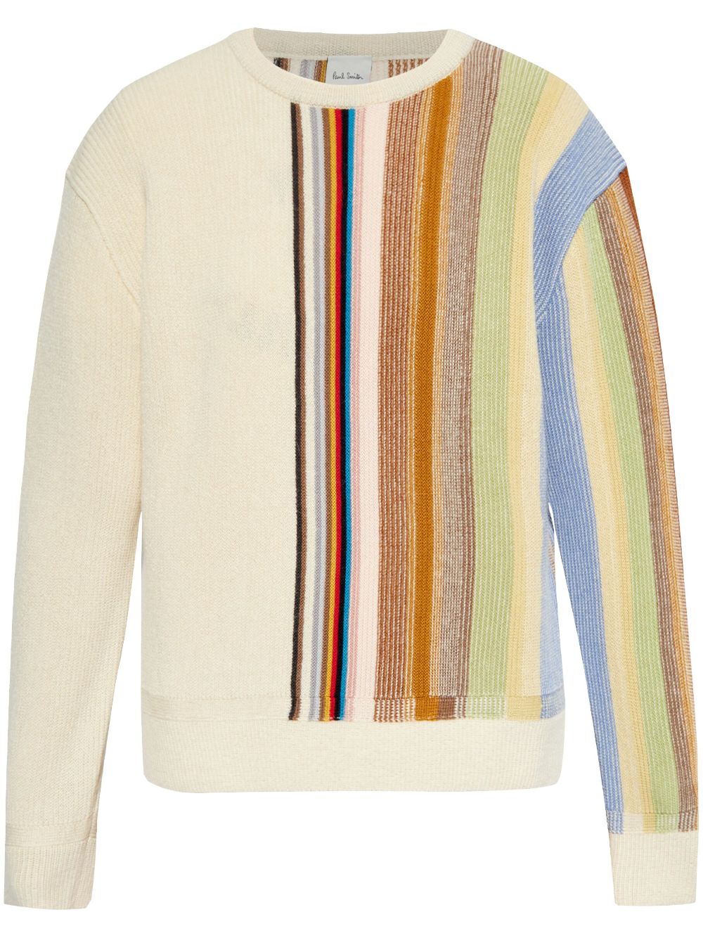 Paul Smith Artist-stripe detailed sweater - Neutrals