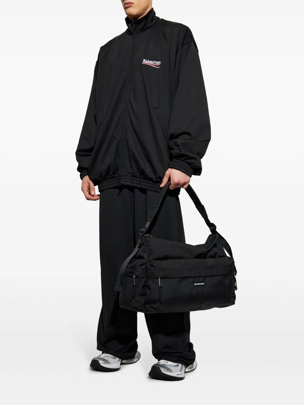 Balenciaga Trainingsbroek met print - Zwart