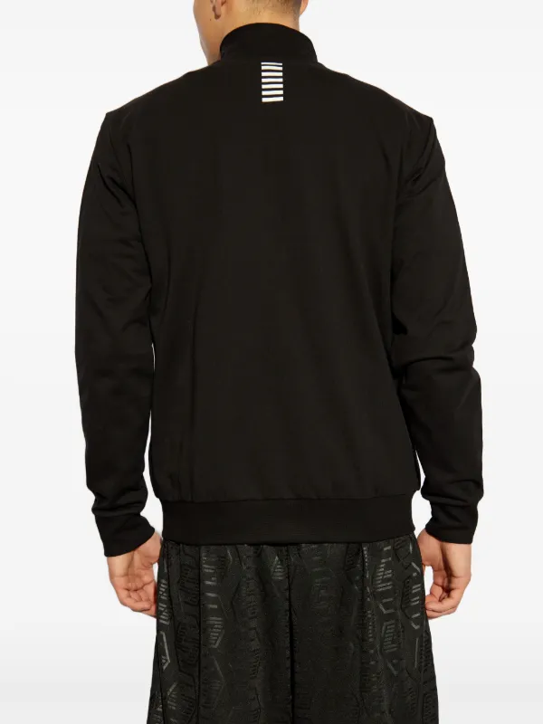 Ea7 Emporio Armani zip-up Sweatshirt | Black | FARFETCH