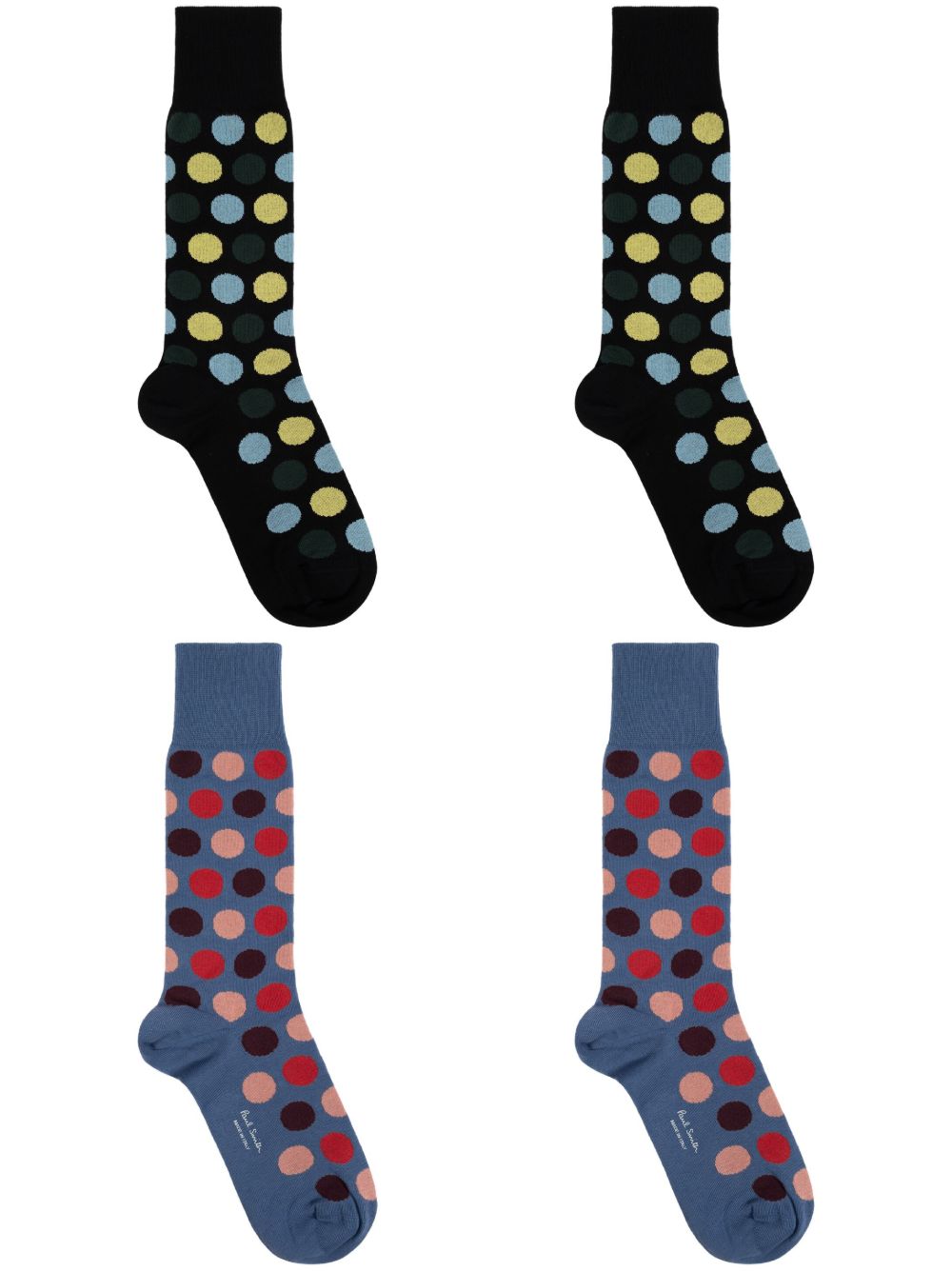 Paul Smith polka-dot socks (set of two) - Blue