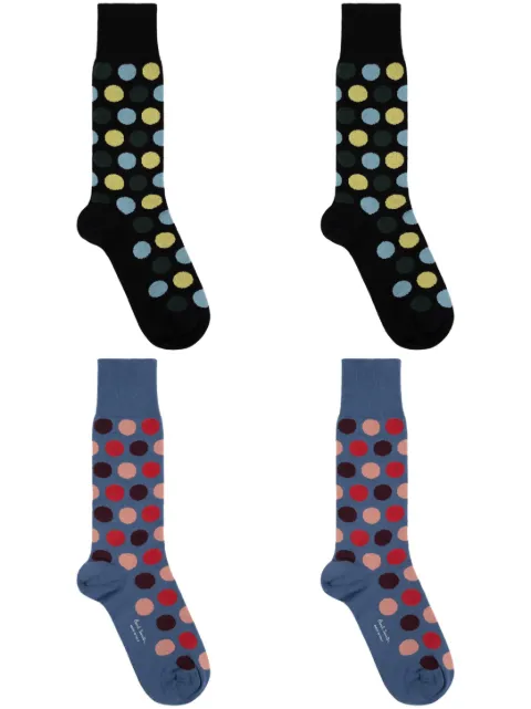 Paul Smith polka-dot socks (set of two)
