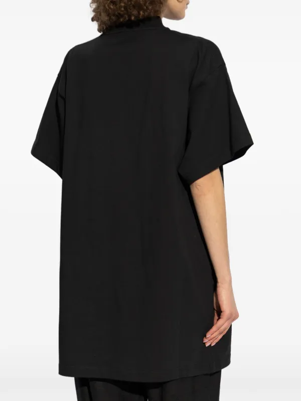 Balenciaga logo-studded T-shirt | Black | FARFETCH Balenciaga logo-studded T-shirt | Black | FARFETCH