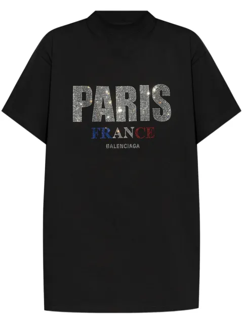 Balenciaga logo-studded T-shirt