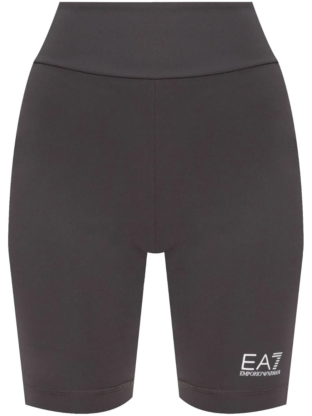 Ea7 Emporio Armani logo-print cycling shorts - Grey