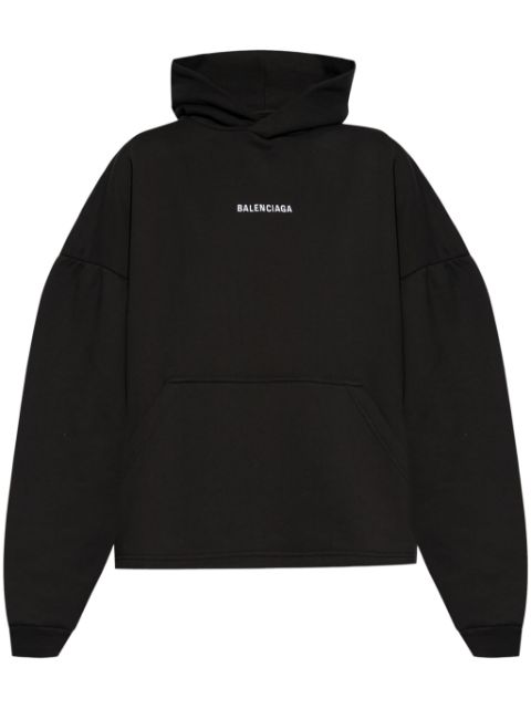 Balenciaga logo-embroidered hoodie