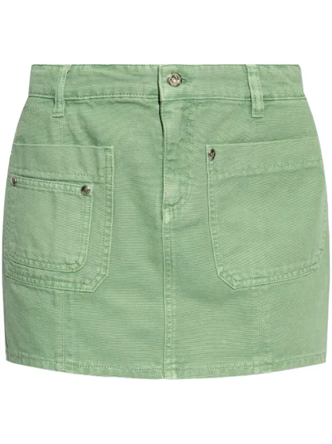 Blumarine cotton mini skirt