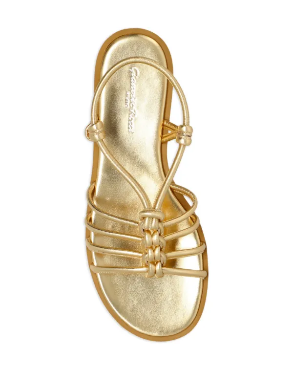 Gianvito Rossi Hebe サンダル | ゴールドトーン | FARFETCH JP