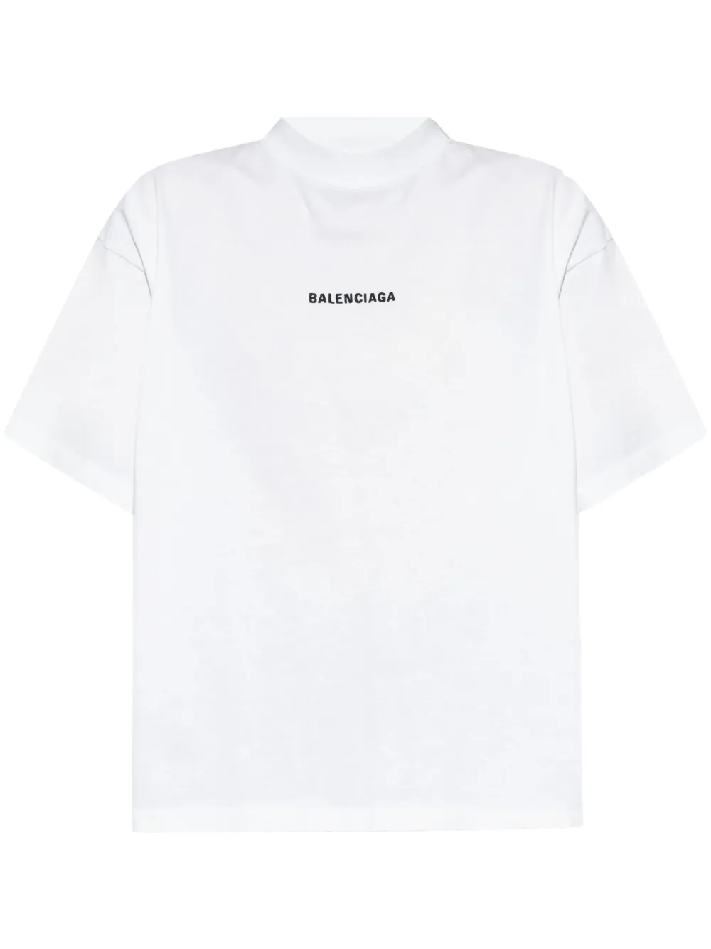 logo-embroidered T-shirt