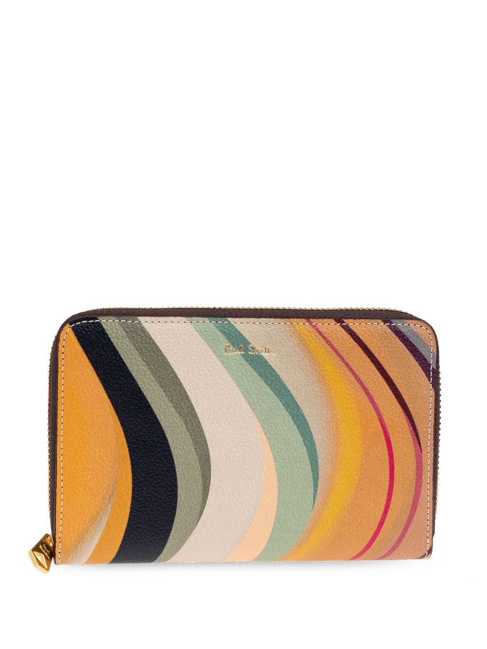 Dusky Swirl-print wallet