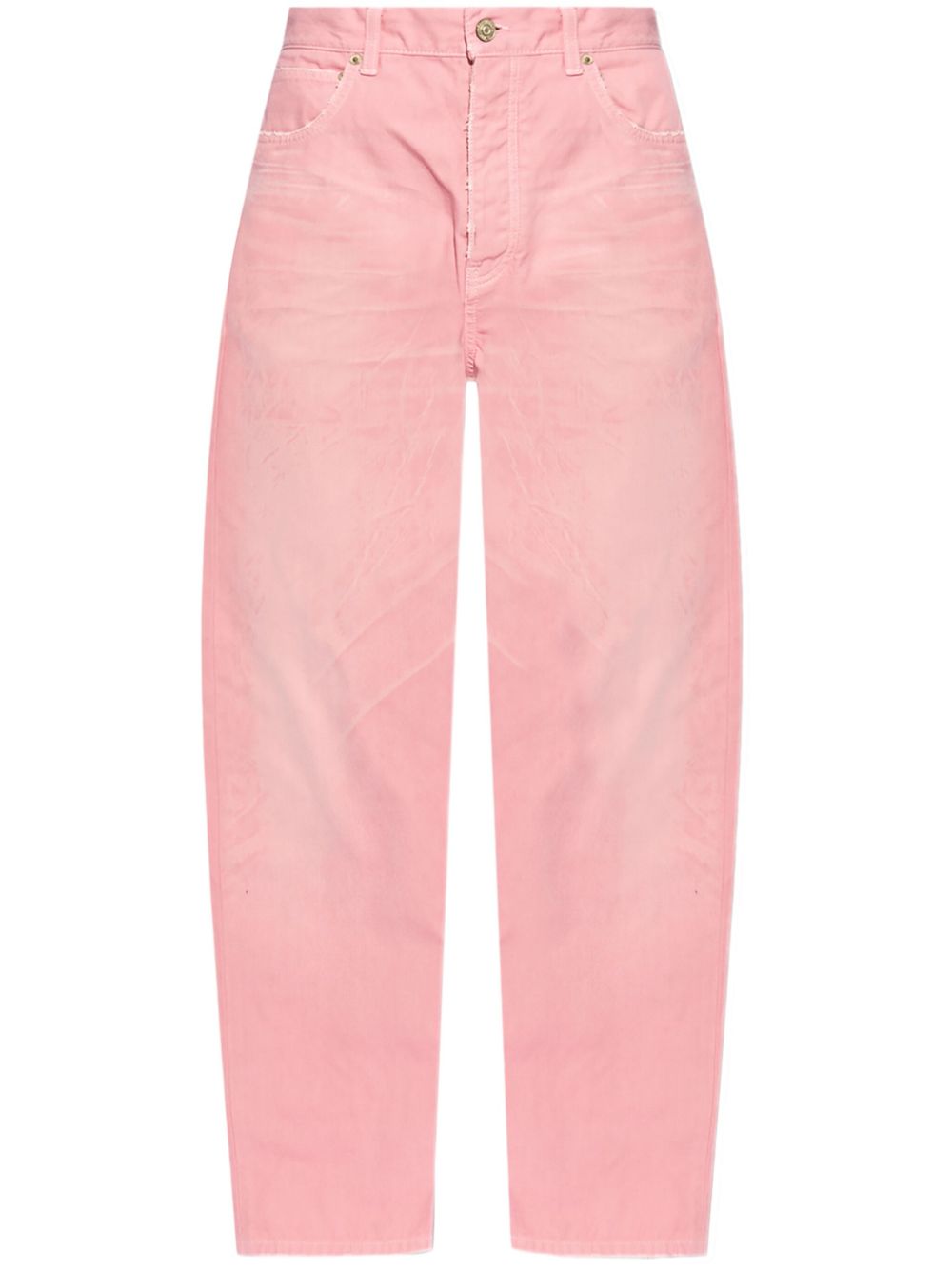 Balenciaga wide-leg jeans Roze