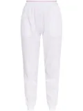 Alexander Wang crystal-embellished track pants - White