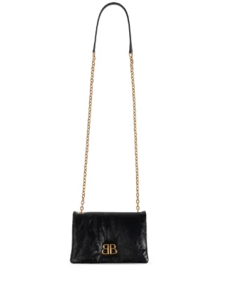 Balenciaga Monaco ショルダーバッグ ナノ | ブラック | FARFETCH JP