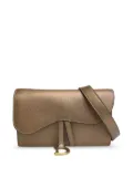 Christian Dior Pre-Owned 2019 Leather Saddle Pouch belt bag - Gold