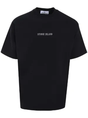 Stone Island Archivio Cotton T-shirt | Black | FARFETCH