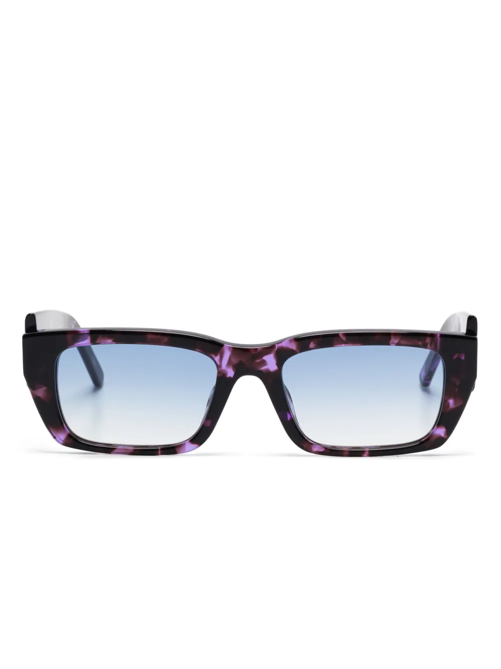 Palm Angels Eyewear rectangle-frame sunglasses | Purple | Image 1