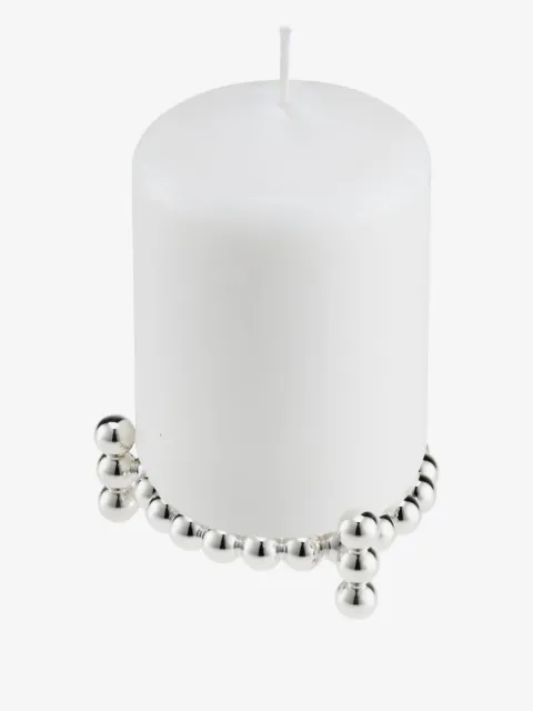 Christofle Perles jewelled candle holder