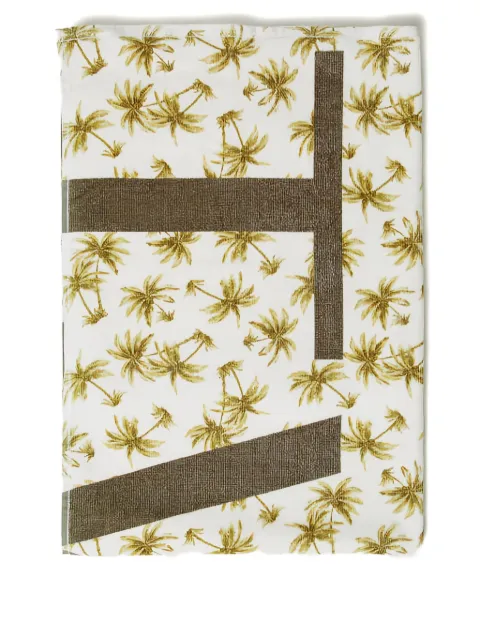 TWINSET palm-tree beach towel