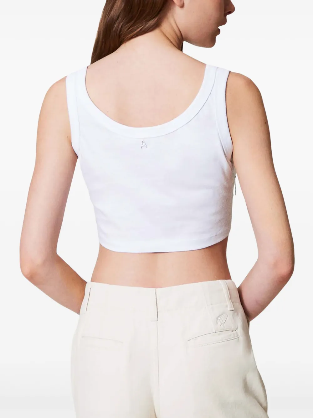 TWINSET Cropped top Wit