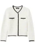 TWINSET jacquard knit jacket - White