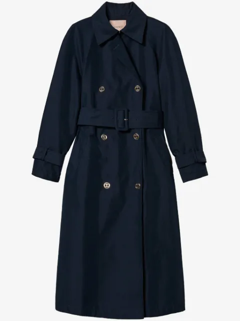 TWINSET twill trench coat