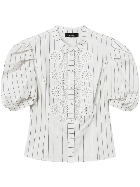 TWINSET embroidered poplin shirt