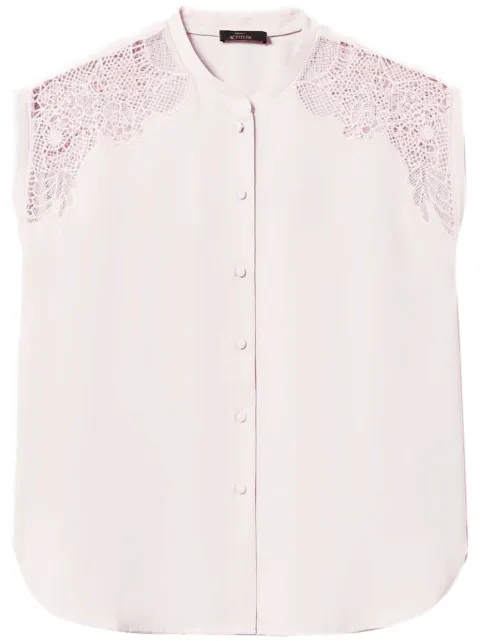 TWINSET embroidered twill shirt