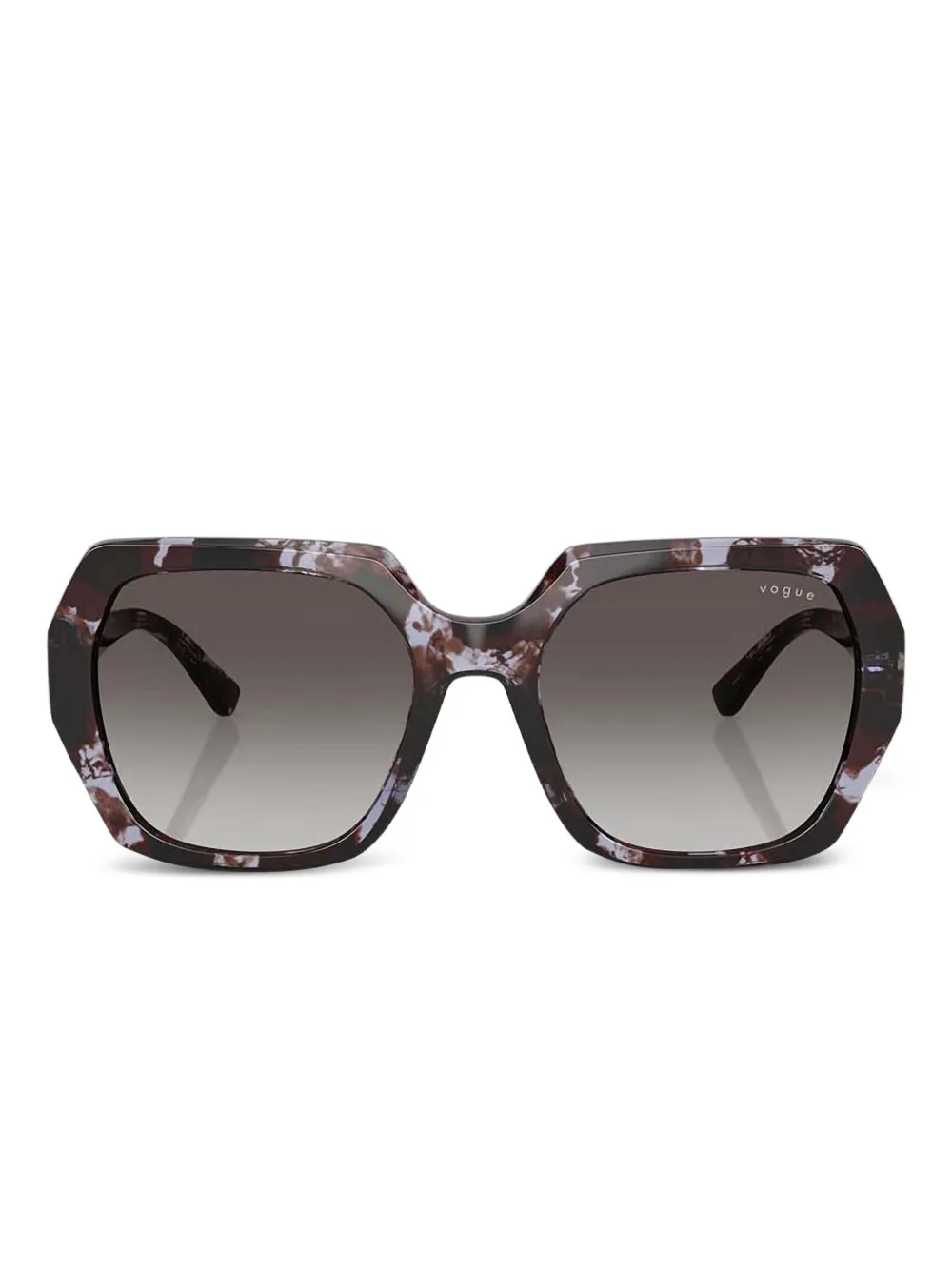 Vogue Eyewear geometric embellishment sunglasses - Marrone