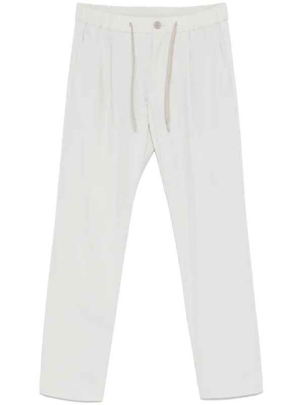 Herno Maestro Elasticated-waist Trousers in Grey