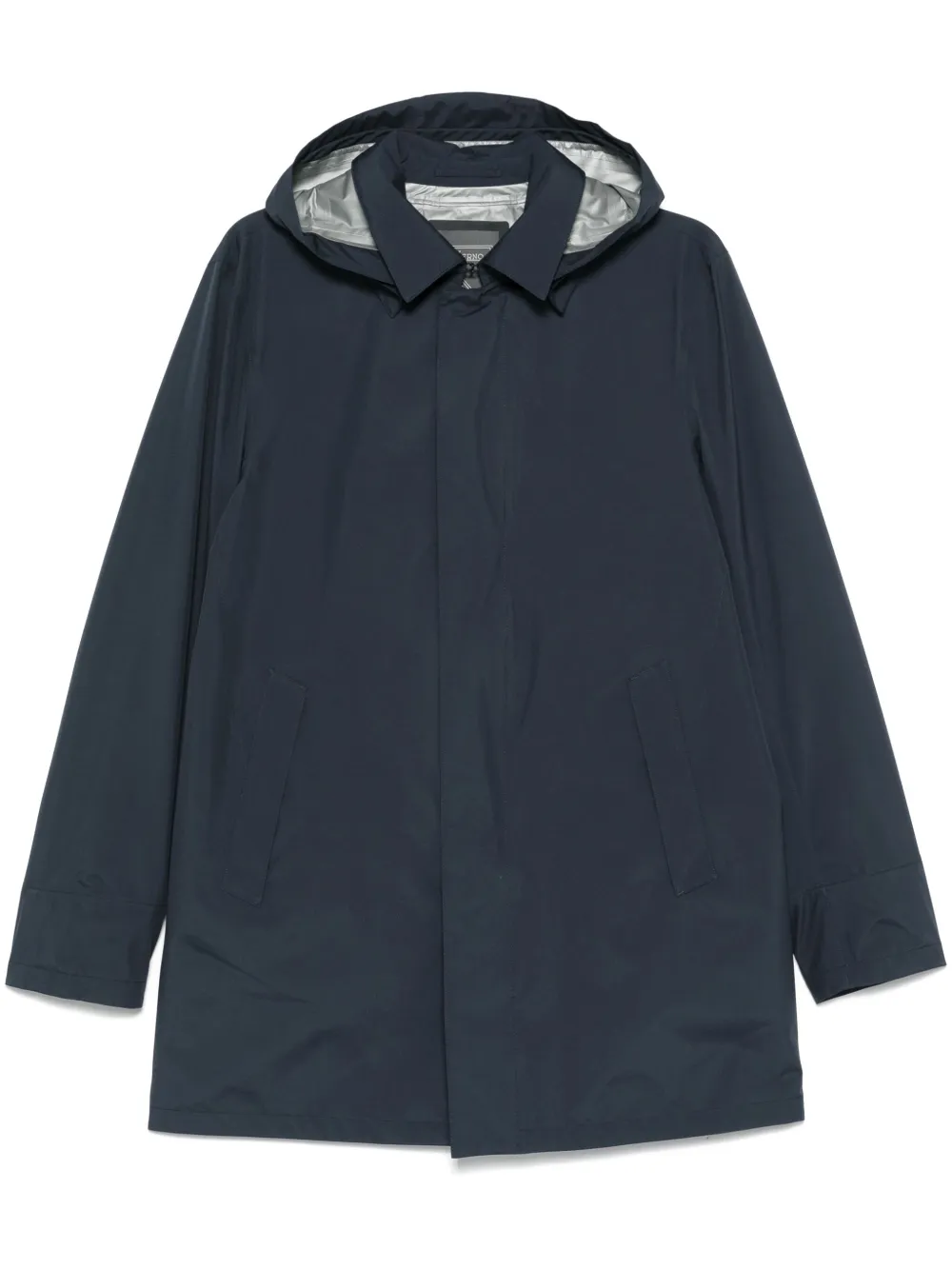 Herno hooded raincoat | Blue | Image 1