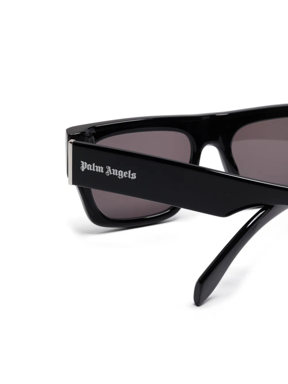 Palm Angels Eyewear Zonnebril met vierkant montuur Zwart