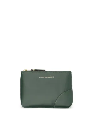 Comme Des Garçons Wallet zip-up Leather Wallet | Green | FARFETCH