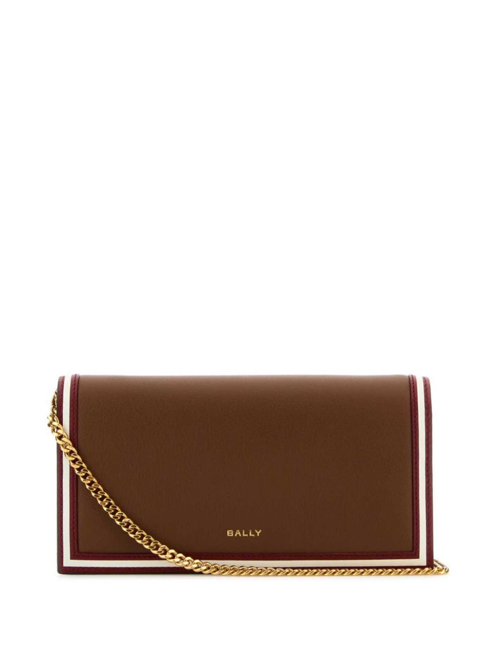 Bally Code portemonnee met ketting Bruin