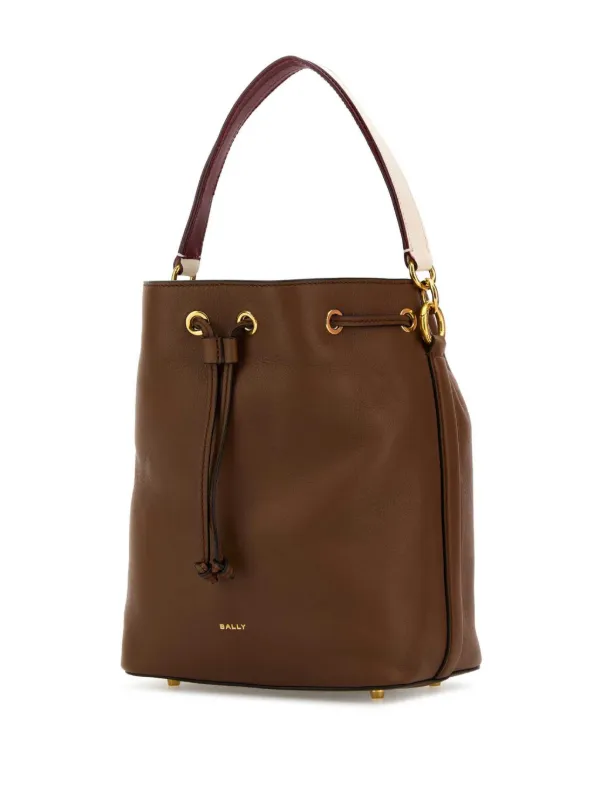 Bally Code Bucket Bag | Brown | FARFETCH