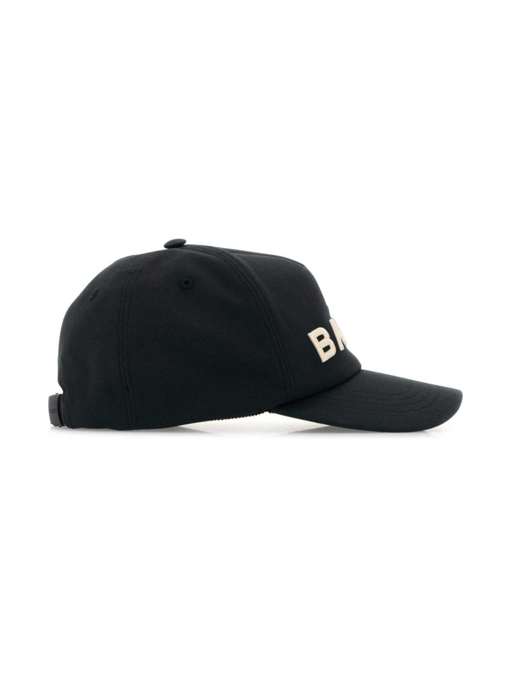 Bally logo-embroidered baseball cap - Zwart