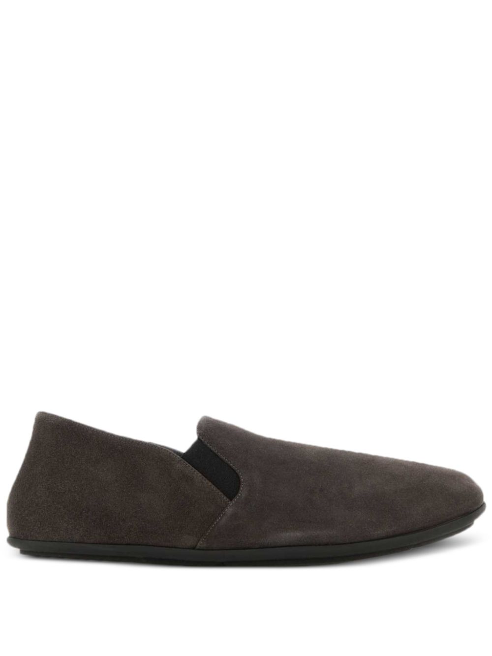 The Row suede loafers Grey